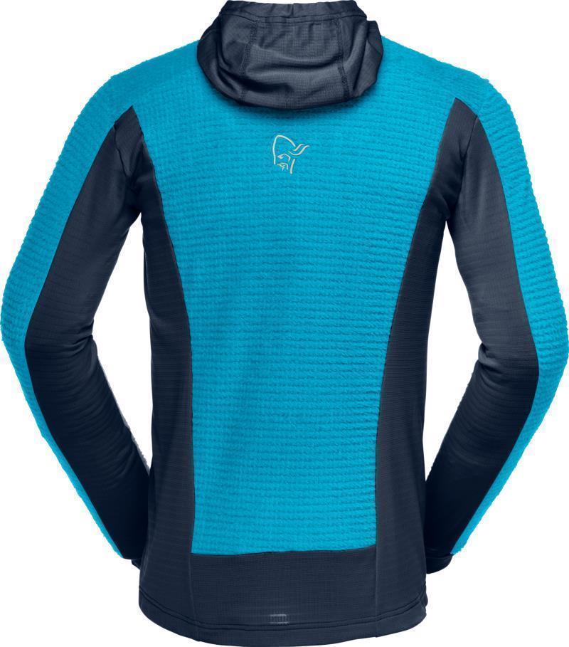 Falketind Alpha120 Zip Hood - Mens - Hawaiian Surf / Indigo Night 2