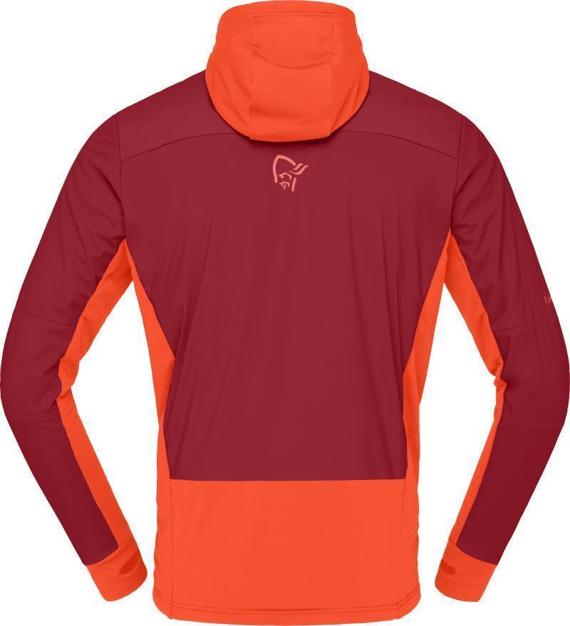 Falketind Alpha90 Insulated Zip Hood - Mens - Arednalin / Rhubarb 2