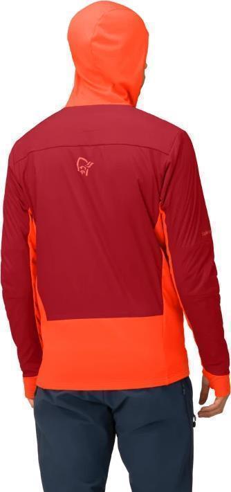 Falketind Alpha90 Insulated Zip Hood - Mens - Arednalin / Rhubarb 4