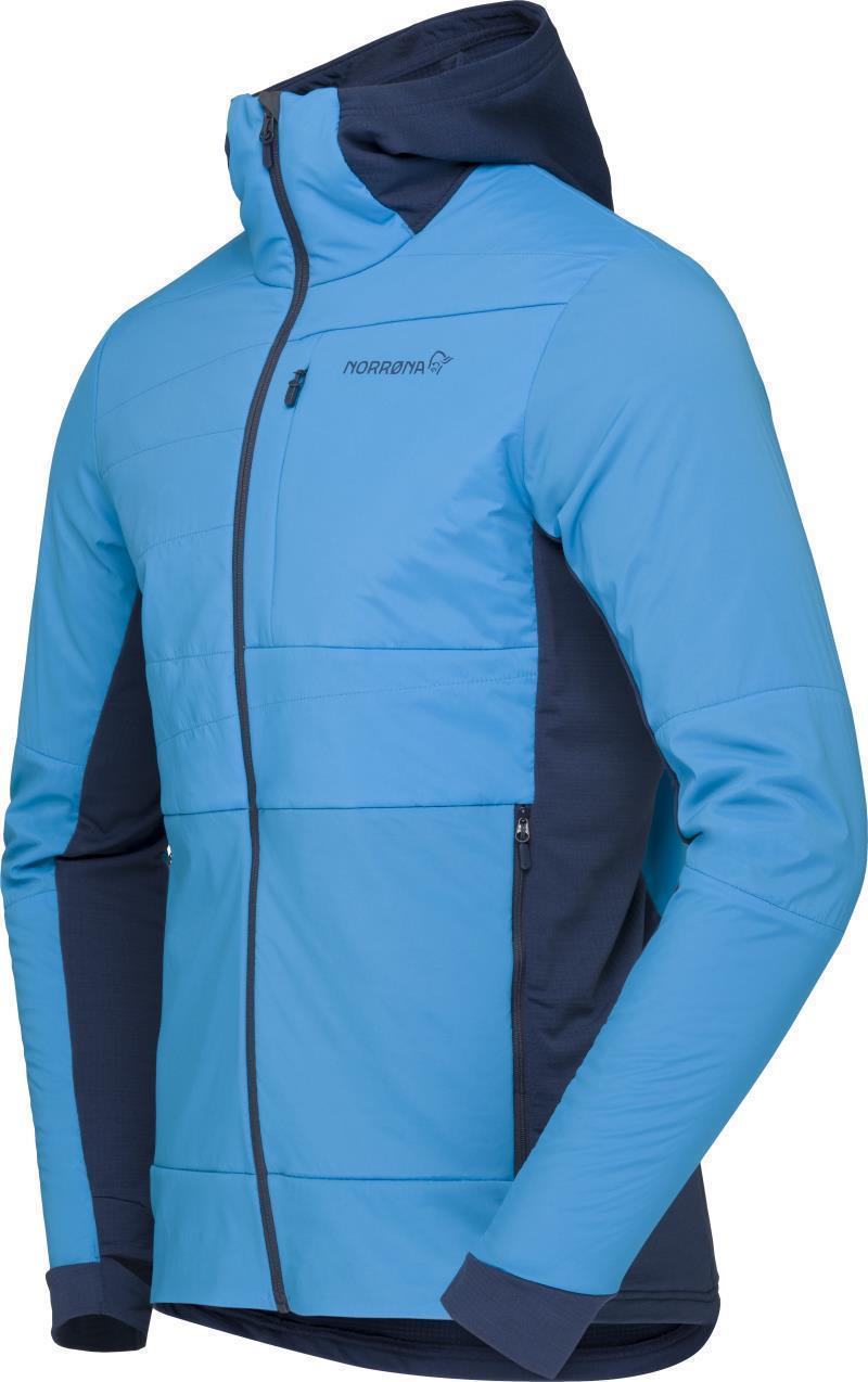 Falketind Alpha90 Insulated Zip Hood - Mens - Hawaiian Surf / Indigo Night 2