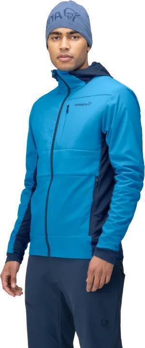 Falketind Alpha90 Insulated Zip Hood - Mens - Hawaiian Surf / Indigo Night 3