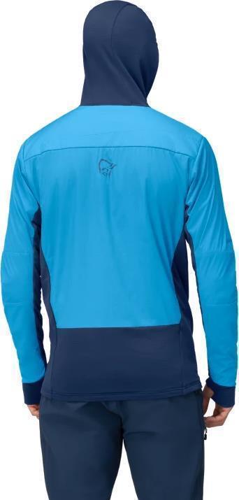 Falketind Alpha90 Insulated Zip Hood - Mens - Hawaiian Surf / Indigo Night 4