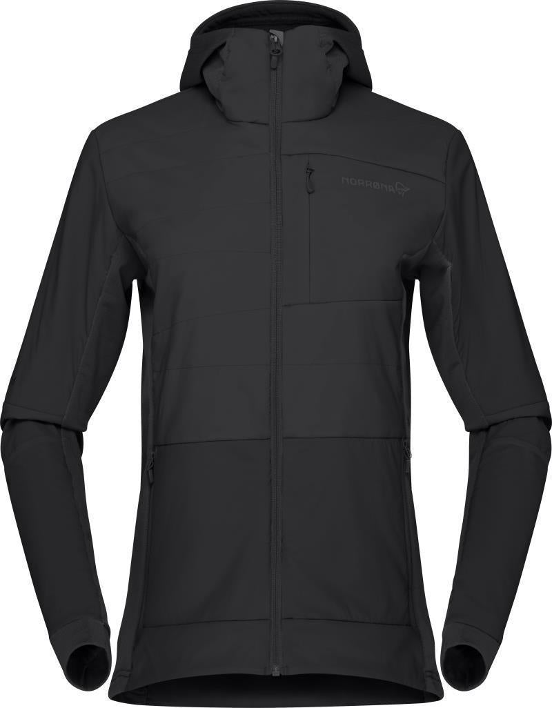 Falketind Alpha90 Insulated Zip Hood - Womens - Caviar 1