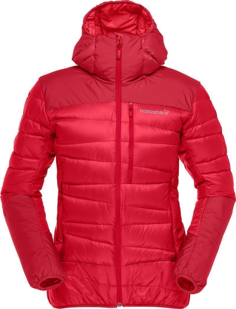 Falketind Down750 Hood - Womens - True Red 1