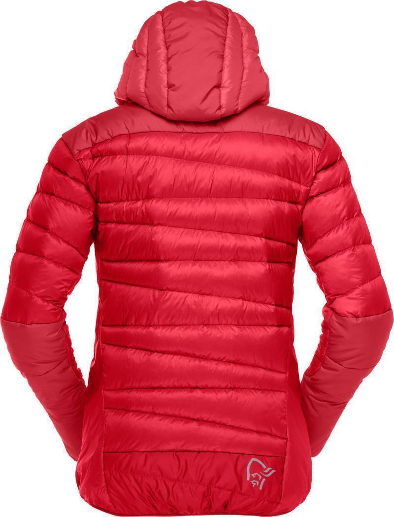 Falketind Down750 Hood - Womens - True Red 2