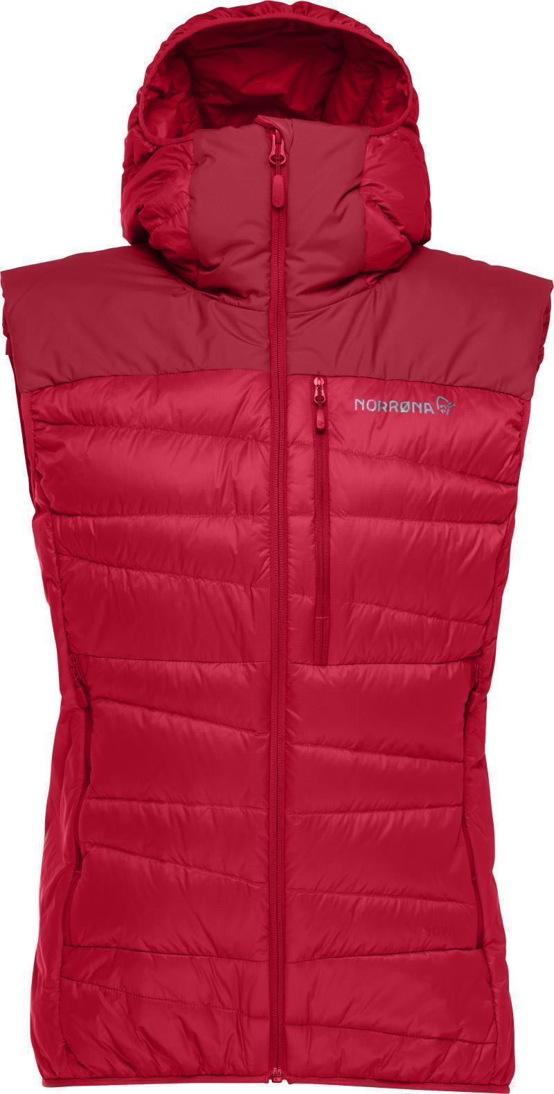 Falketind Down750 Vest - Womens - True Red 1