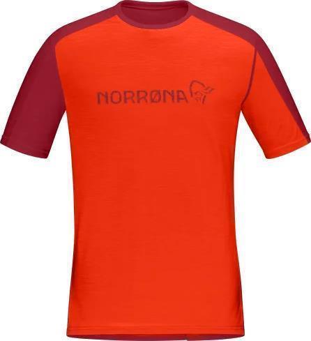 Falketind Equaliser Merino T-Shirt - Mens - Arednalin / Rhubarb 1