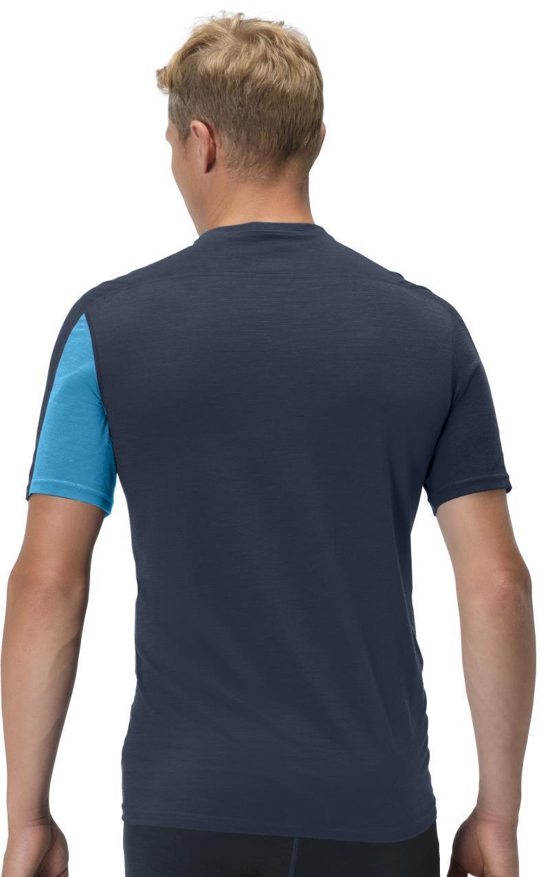 Falketind Equaliser Merino T-Shirt - Mens - Hawaiian Surf / Indigo Night 4