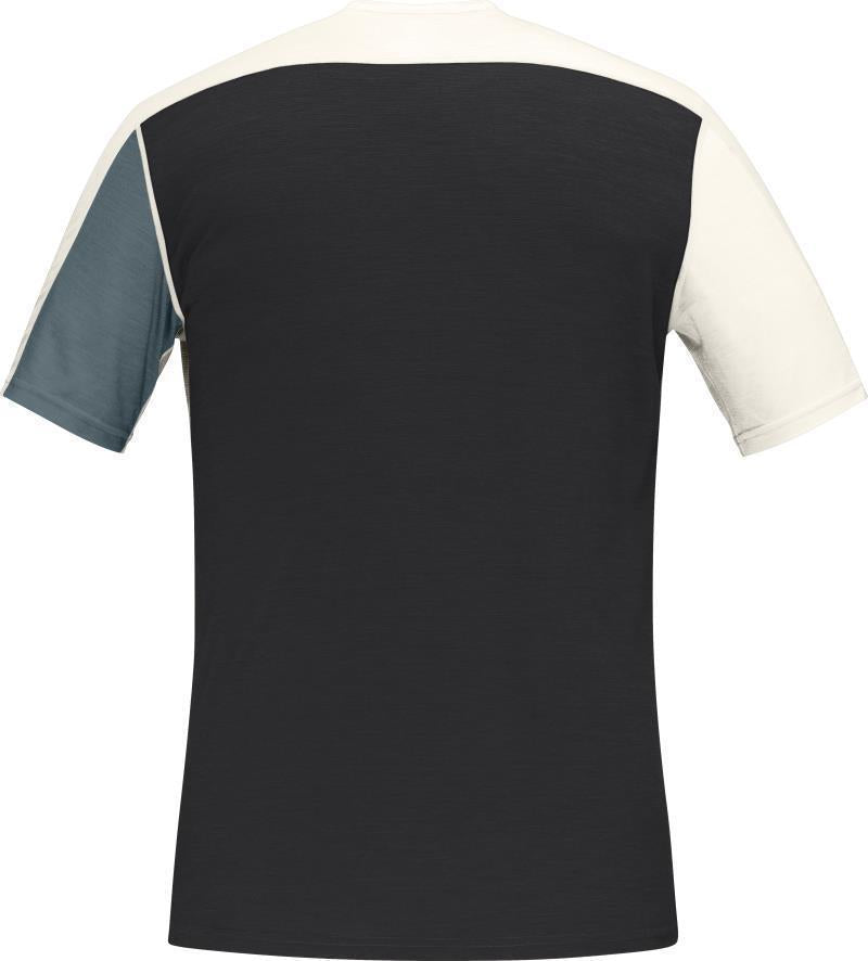 Falketind Equaliser Merino T-Shirt - Mens - North Atlantic / Snowdrop 2