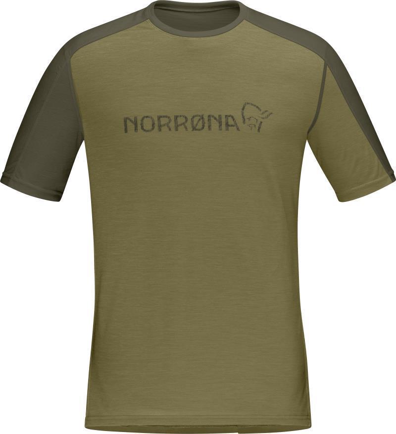 Falketind Equaliser Merino T-Shirt - Mens - Olive Drab / Olive Night 1