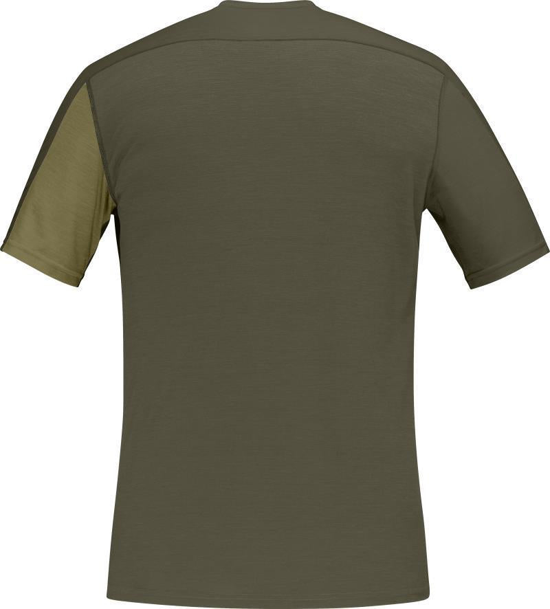 Falketind Equaliser Merino T-Shirt - Mens - Olive Drab / Olive Night 2