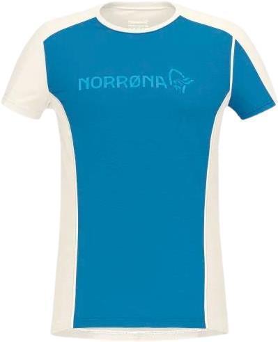 Falketind Equaliser Merino T-Shirt - Womens - Hawaiian Surf / Snowdrop 1