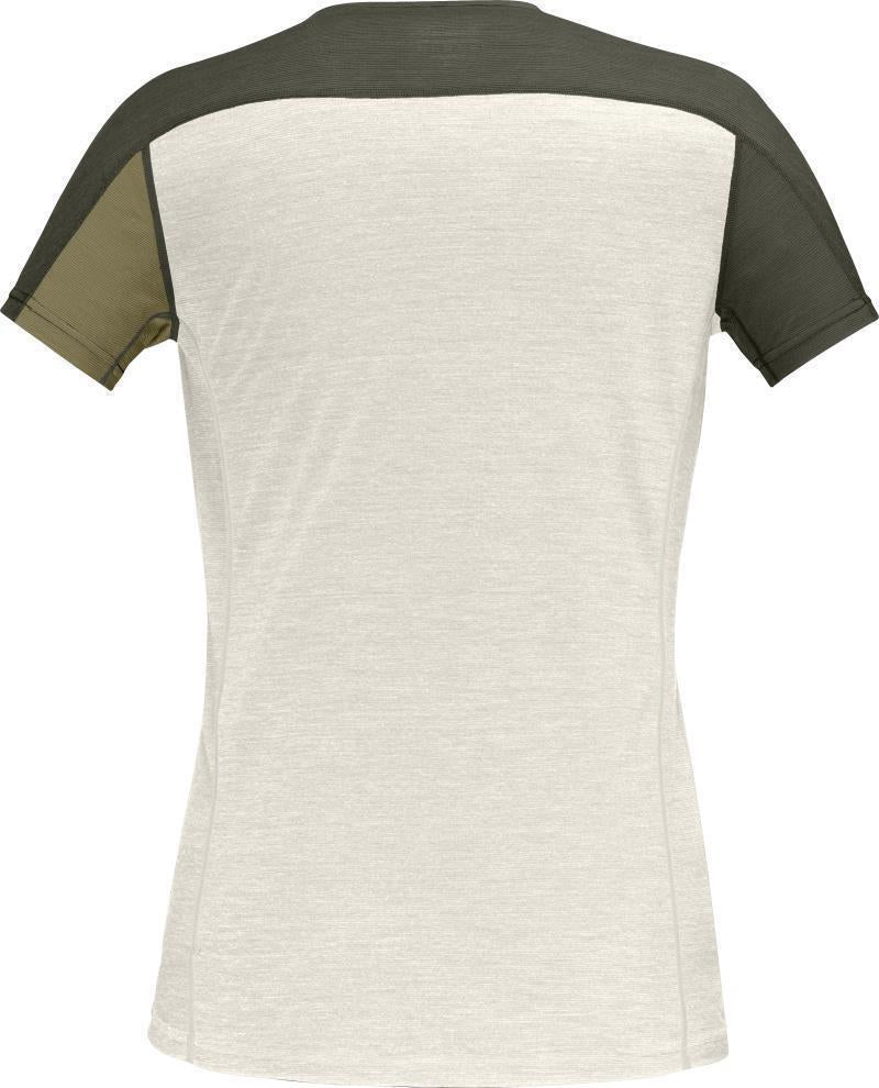 Falketind Equaliser Merino T-Shirt - Womens - Olive Drab / Olive Night 2