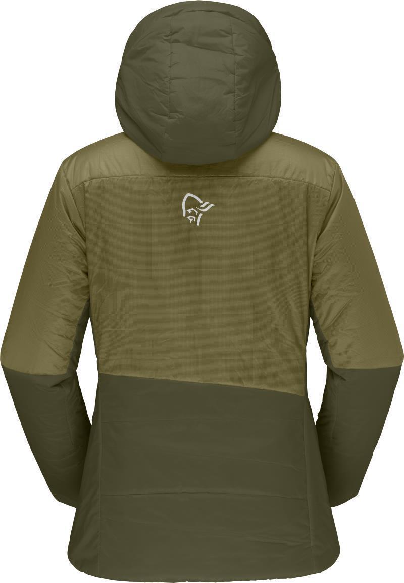 Falketind Thermo60 Hood - Womens - Olive Drab / Olive Night 2