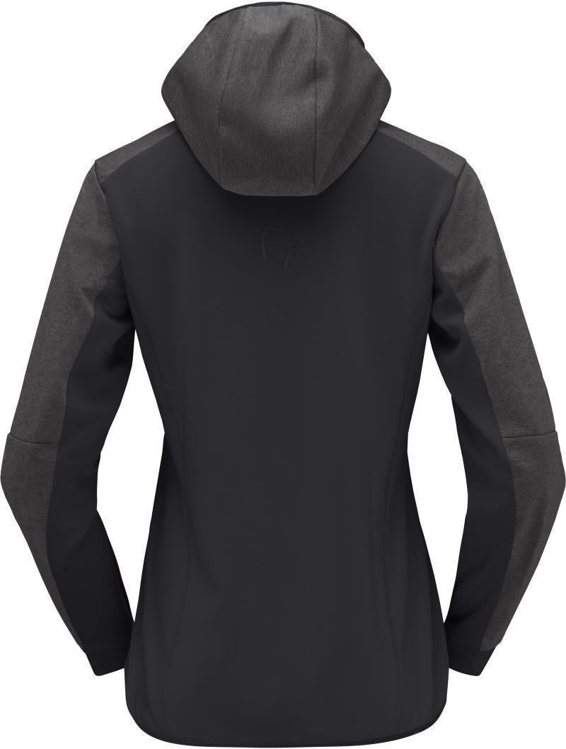 Falketind Warm2 Octa Hood - Womens - Caviar 2