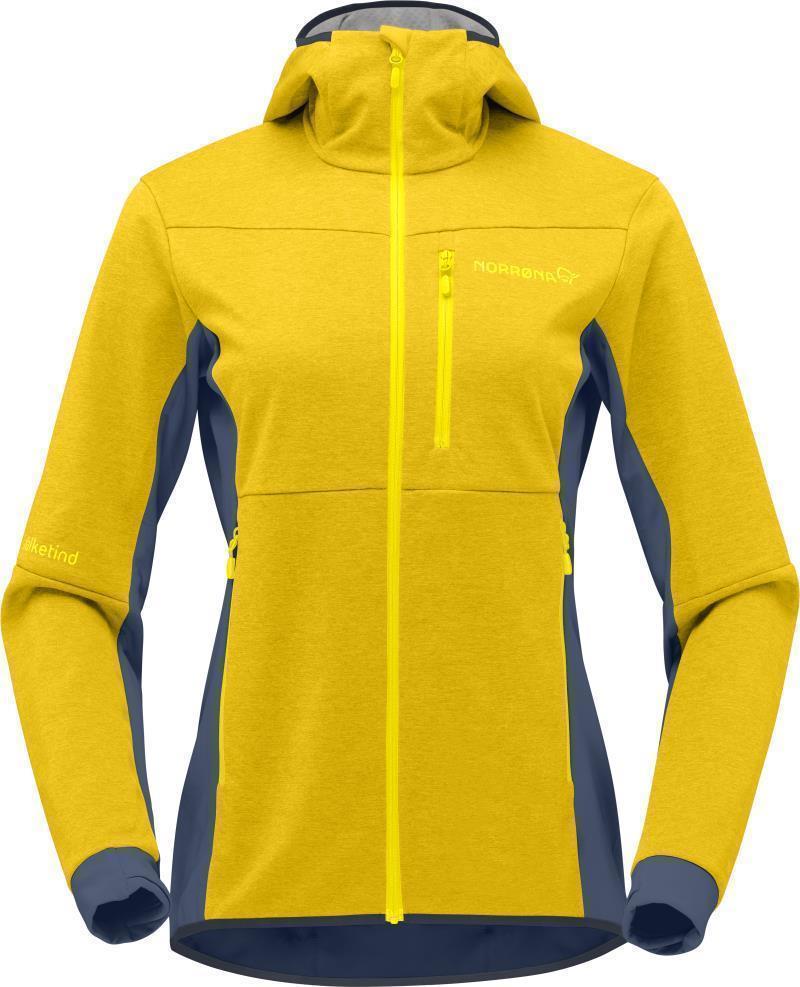 Falketind Warm2 Octa Hood - Womens - Sulphur 1