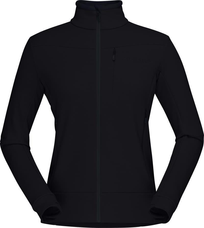 Falketind Warmwool2 Stretch Jacket - Womens - Caviar 1