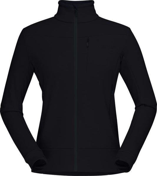 Falketind Warmwool2 Stretch Jacket - Womens - Caviar 1
