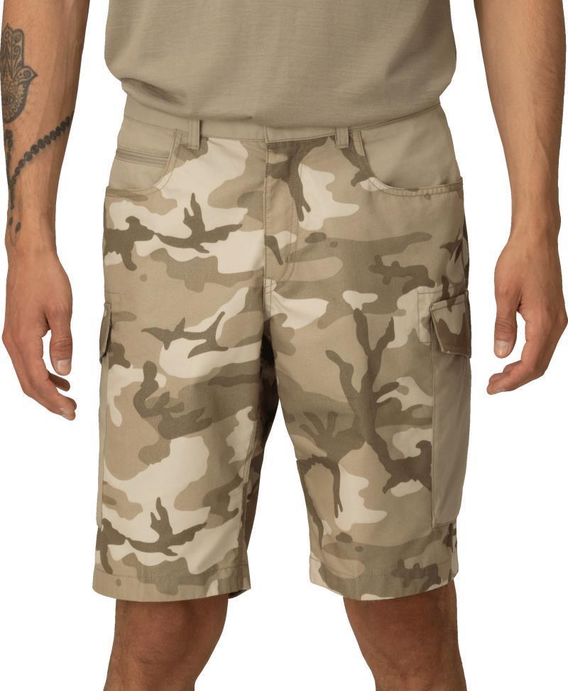Femund Cotton Cargo Shorts - Mens - Beige Camo 3