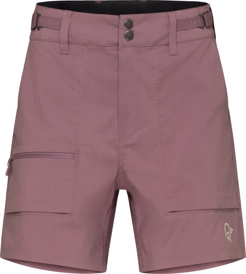Femund Light Cotton Shorts - Womens - Grape Shake 1
