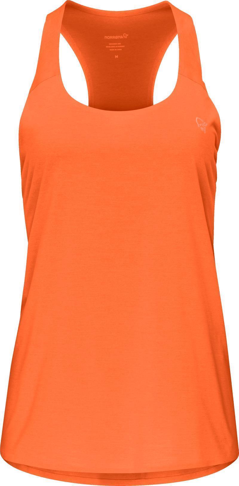 Femund Tech Singlet - Womens - Orange Alert 1