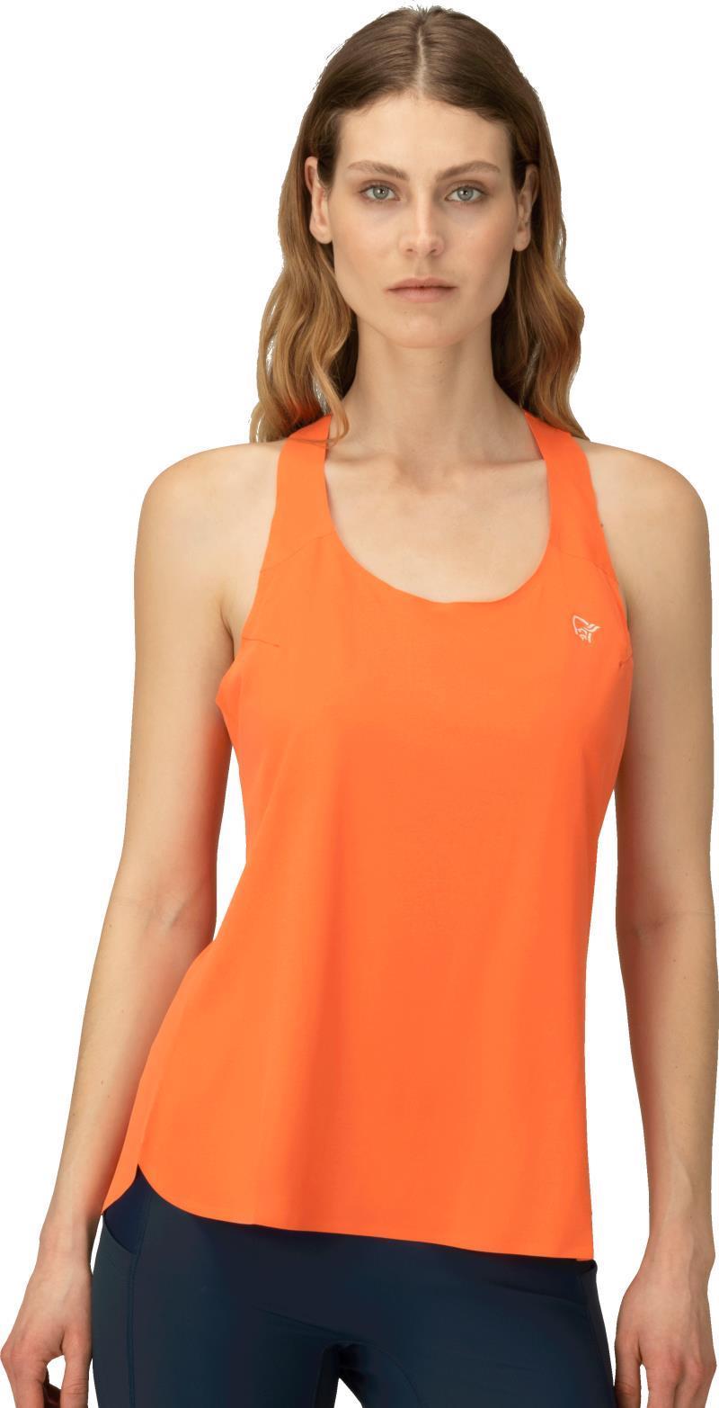Femund Tech Singlet - Womens - Orange Alert 3