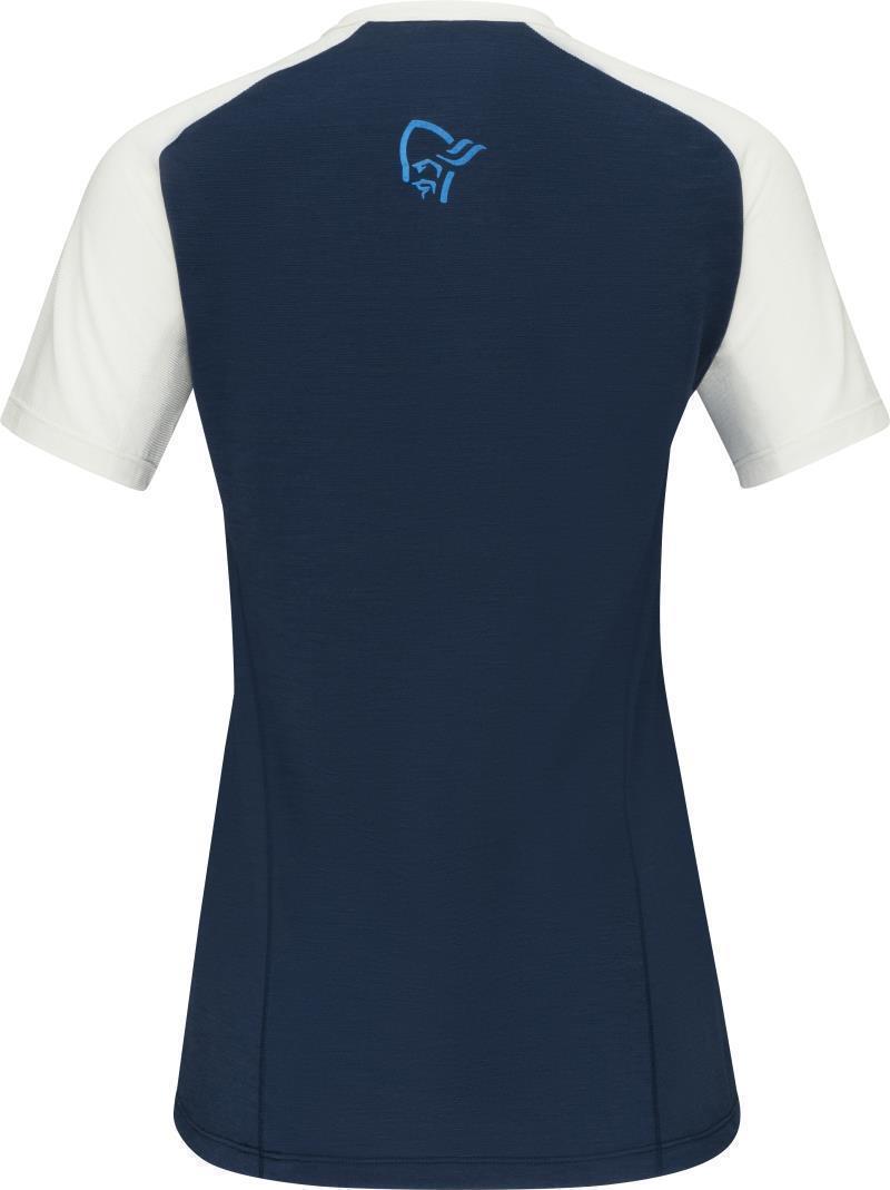 Fjora Wool T-Shirt - Womens - Campanula / Indigo Night 2