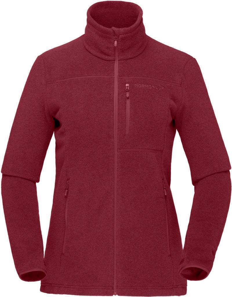 Norrona Warm2 Jacket - Womens - Rhubarb Melange 1