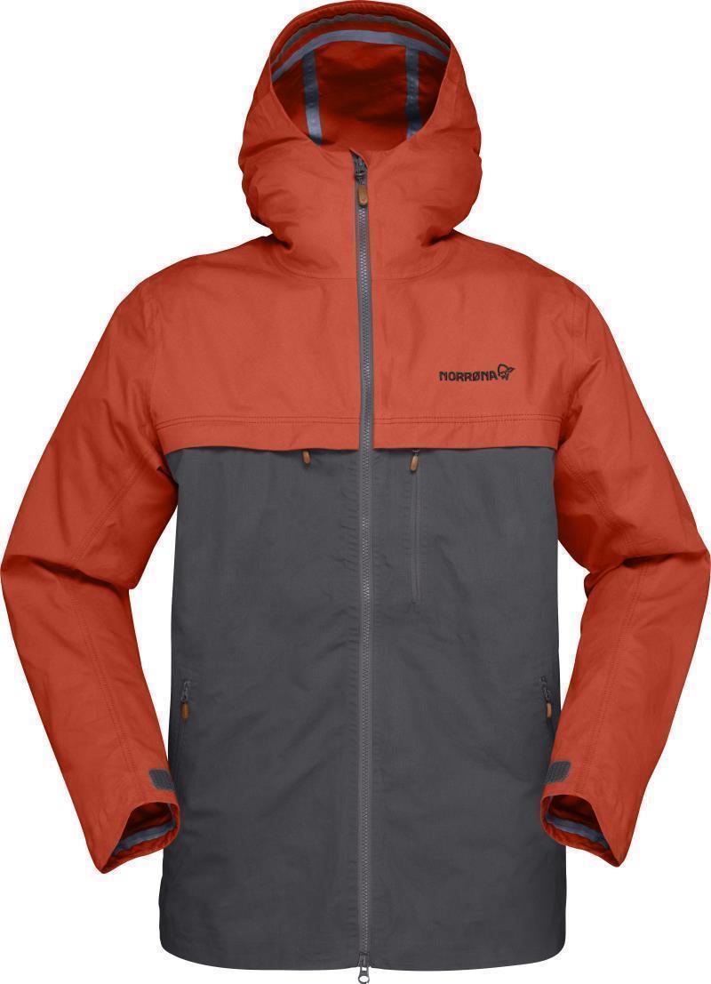 Svalbard Cotton Jacket - Mens - Rooibos Tea / Slate Grey 1