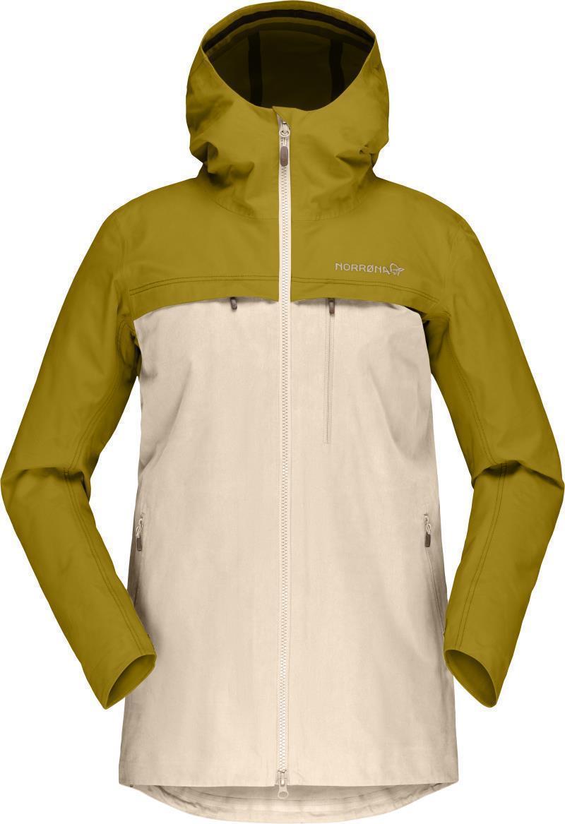 Svalbard Cotton Jacket - Womens - Golden Palm / Ecru 1