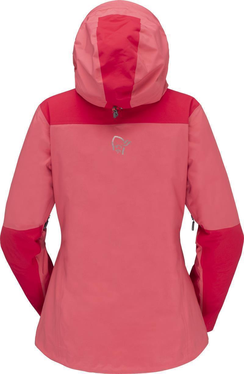 Trollveggen GTX Pro Light Jacket - Womens - Honeysuckle / Virtual Pink 2