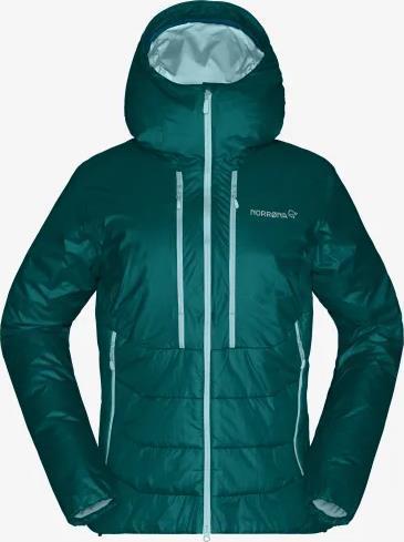 Trollveggen Primaloft100 Zip Hood - Womens - Everglade 1