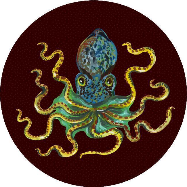 Blue Octopus by N. Lete - Not Applicable 1