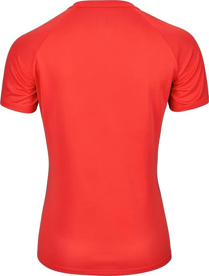 Essential Print Crew Neck SS - Womens - cayene 1