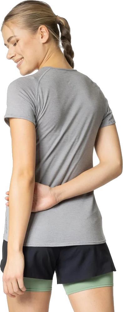 X-Alp PW 115 Crew Neck SS - Womens - grey melange 1