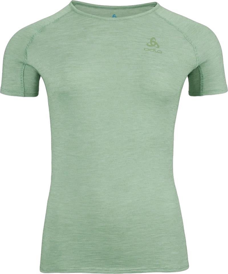 X-Alp PW 115 Crew Neck SS - Womens - loden frost melange 1