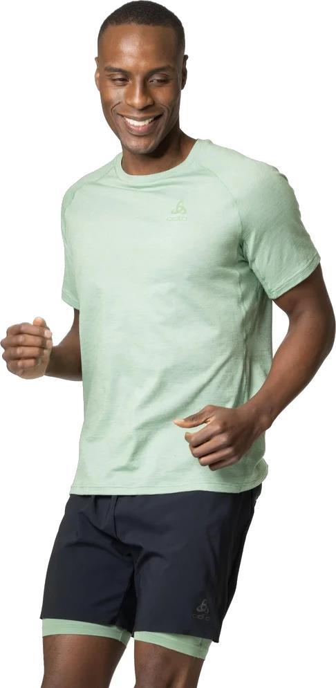 X-Alp PW 115 Crew Neck SS -  Mens - loden frost melange 1