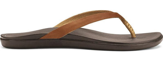 HoOpio Leather - Womens - Sahara / Dark Java 1