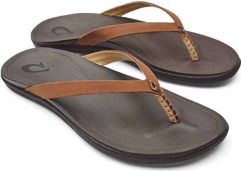HoOpio Leather - Womens - Sahara / Dark Java 2