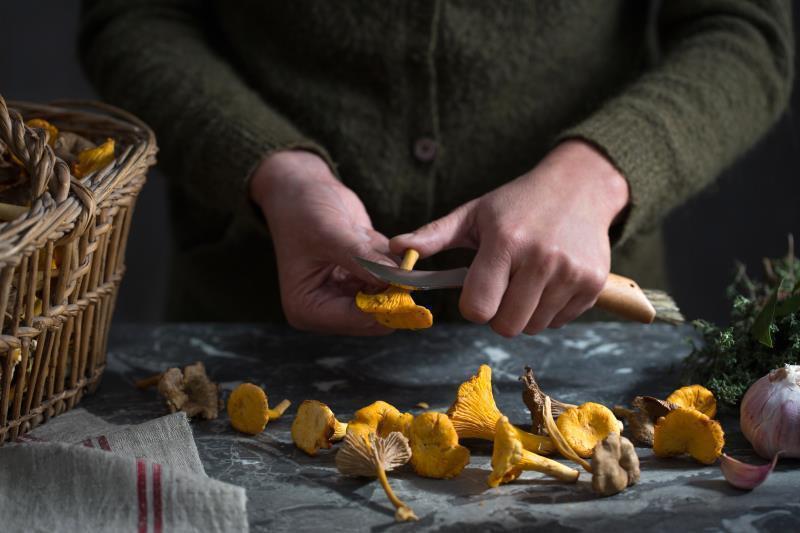No.8 Mushroom Knife - beechwood 1