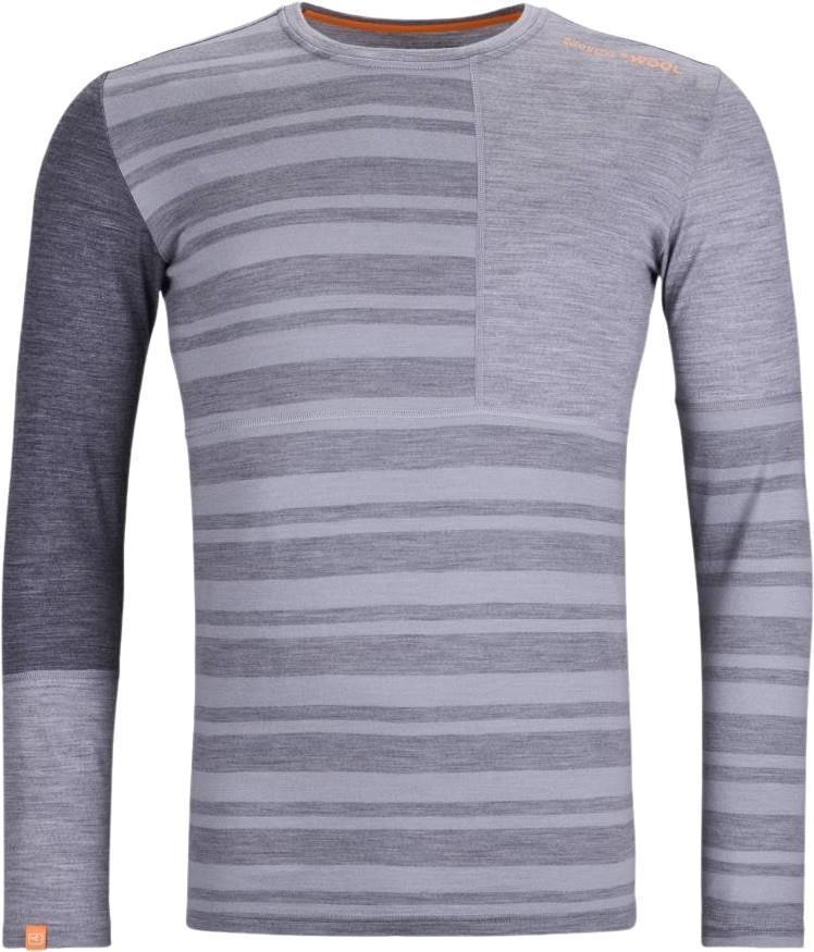 185 Rock`N`Wool LS - Mens - Grey Blend 1