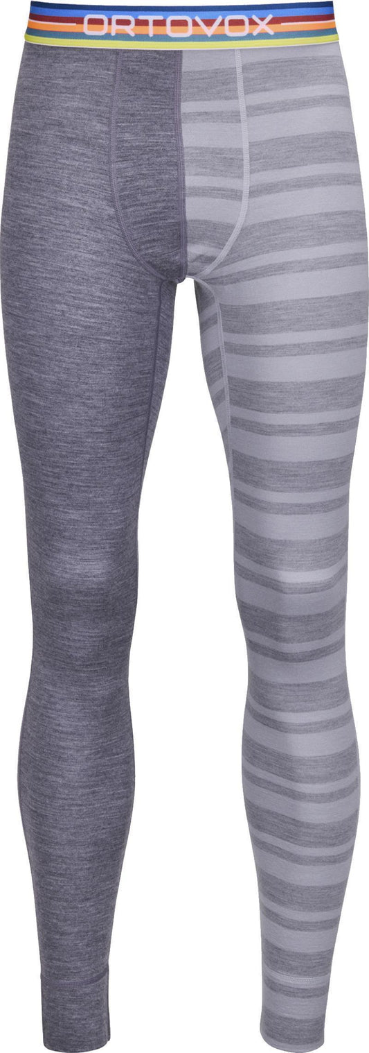 185 Rock`N`Wool Long Pants - Mens - Grey Blend 1