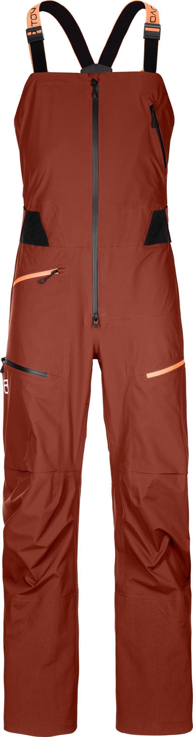 3L Deep Shell Bib Pants - Mens - Clay Orange 1