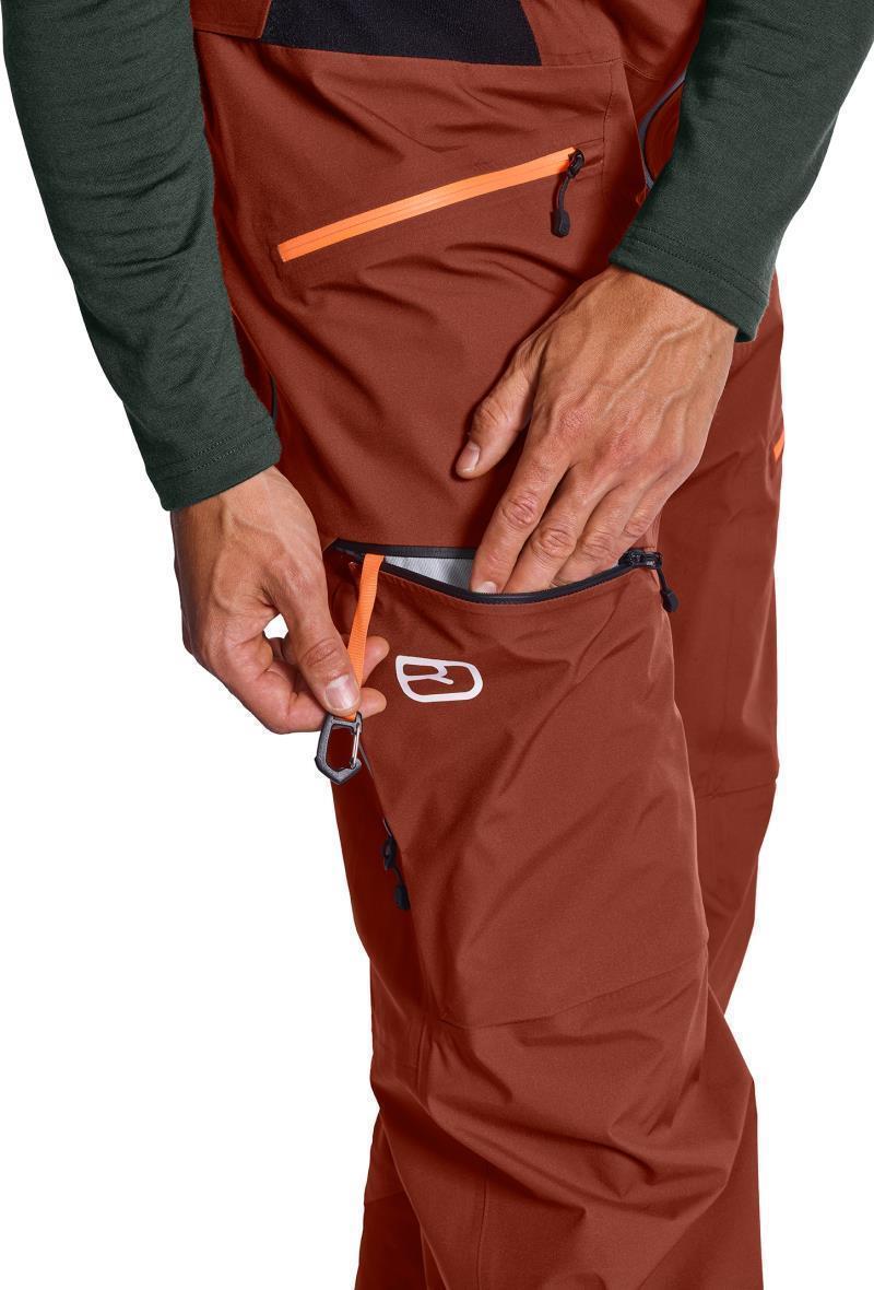 3L Deep Shell Bib Pants - Mens - Clay Orange 6