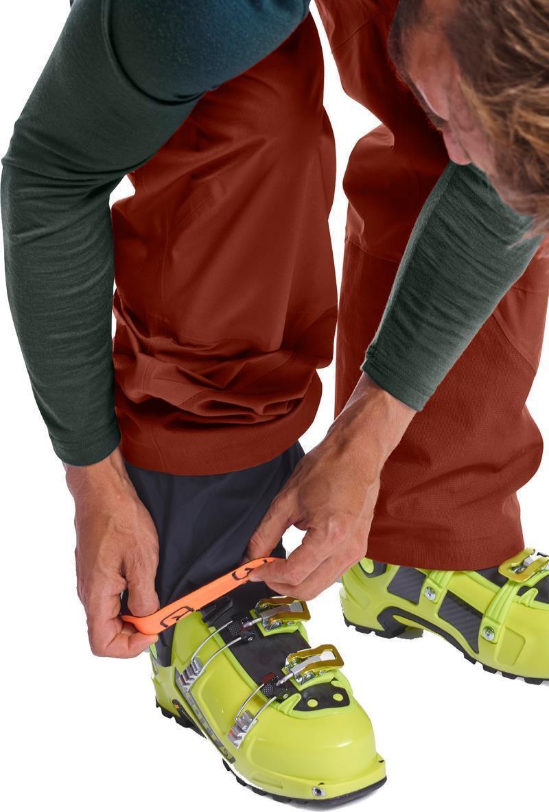 3L Deep Shell Bib Pants - Mens - Clay Orange 7