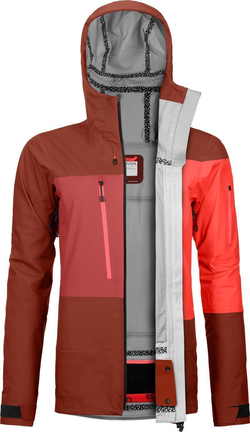 3L Deep Shell Jacket - Womens - Clay Orange 2