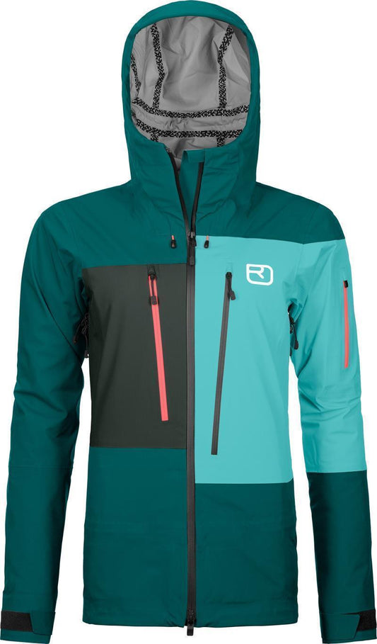 3L Deep Shell Jacket - Womens - Pacific Green 1