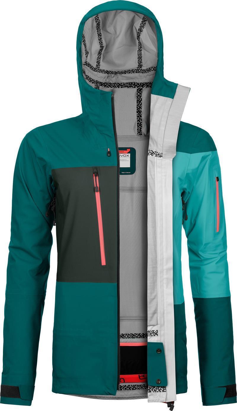 3L Deep Shell Jacket - Womens - Pacific Green 2