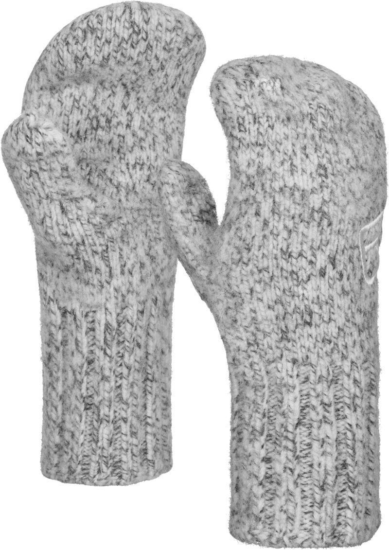 Classic Wool Mittens - Grey Blend 1