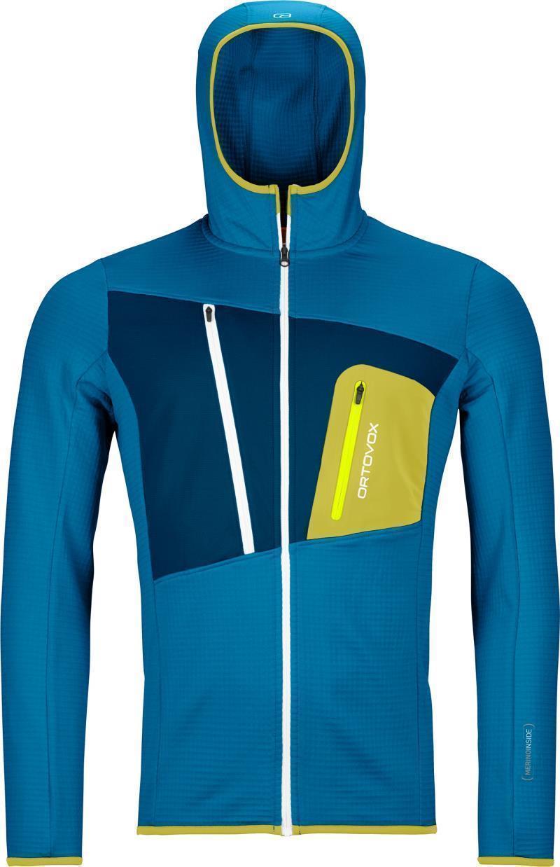 Fleece Grid Hoody - Mens - Heritage Blue 1